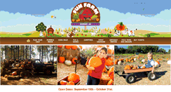 Desktop Screenshot of funfarmpumpkinpatch.com