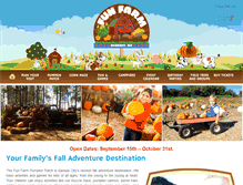 Tablet Screenshot of funfarmpumpkinpatch.com